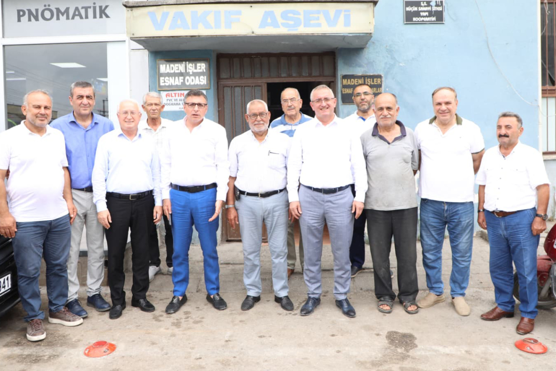 Kaymakam Önder'den, İskenderun Sanayi Çalışanları Vakfına Ziyaret