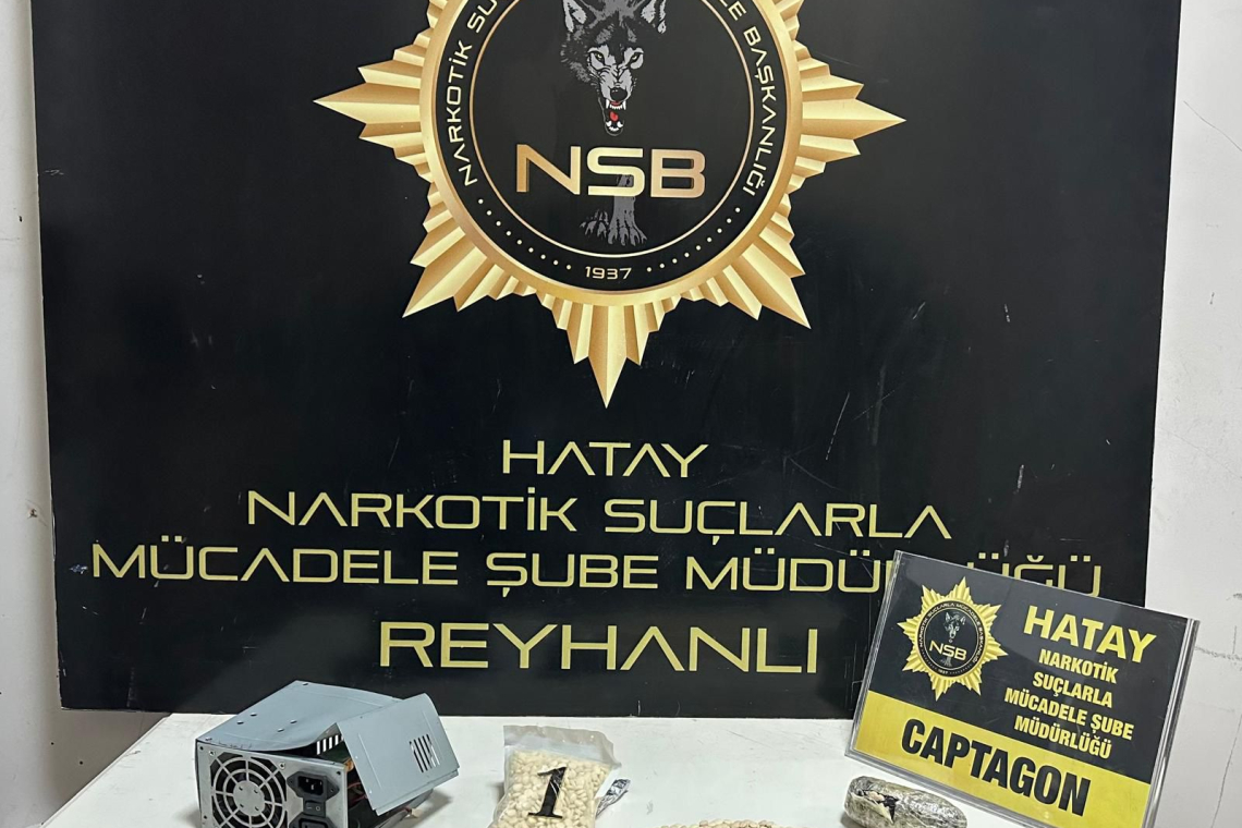 Reyhanlı Captagon Hapı Ele Geçirildi