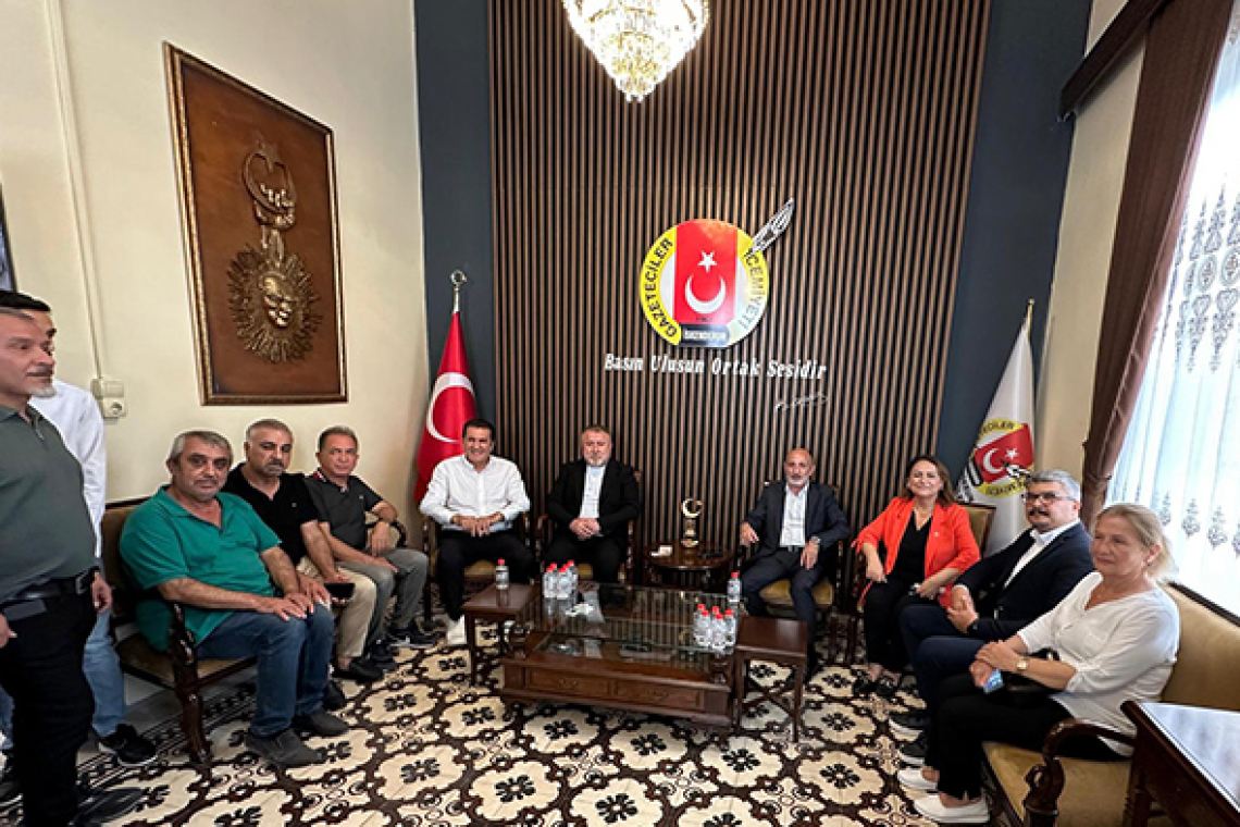 CHP Heyetinden İskenderun Gazeteciler Cemiyeti’ne Ziyaret