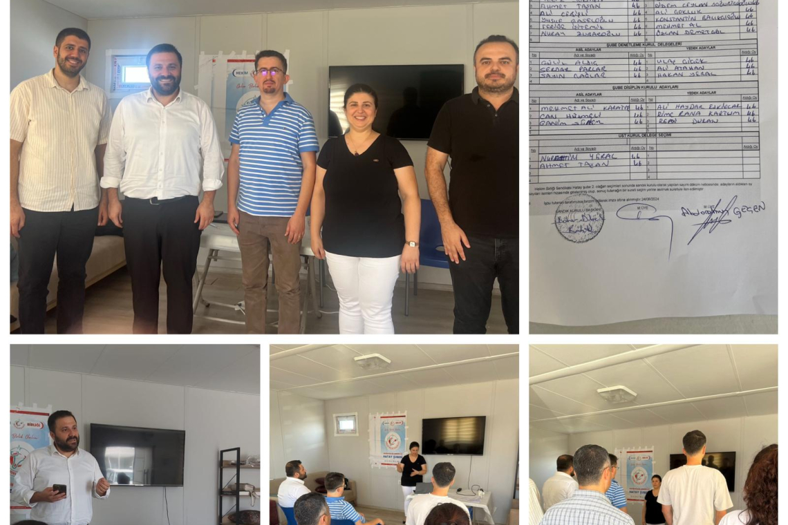 Hekim Birliği Sendikası Hatay'da Dr. Nurettin Yeral İle Devam 