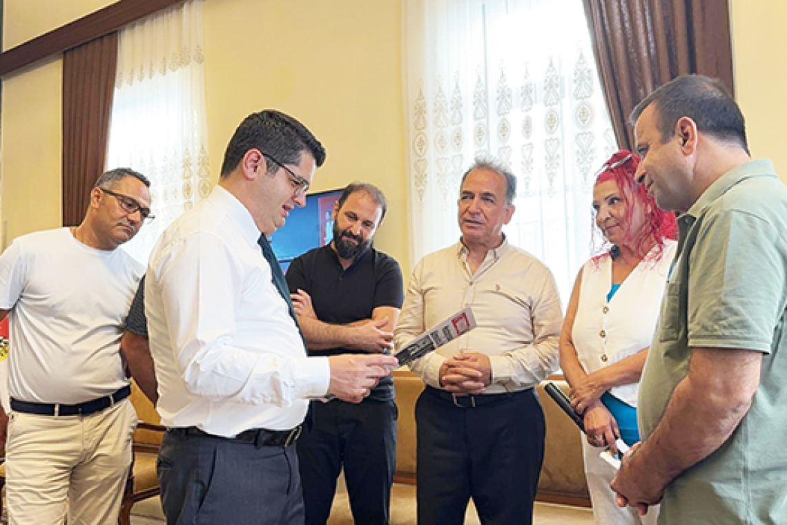 Arsuz Kaymakamı Eroğlu'ndan Basına Nezaket Ziyareti