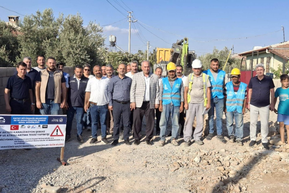 HASSA AKTEPE’DE ALT YAPI ÇALIŞMASI