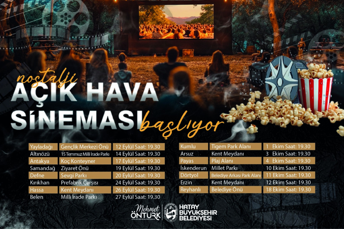 HATAY'DA AÇIK HAVA SİNEMASI DÖNEMİ