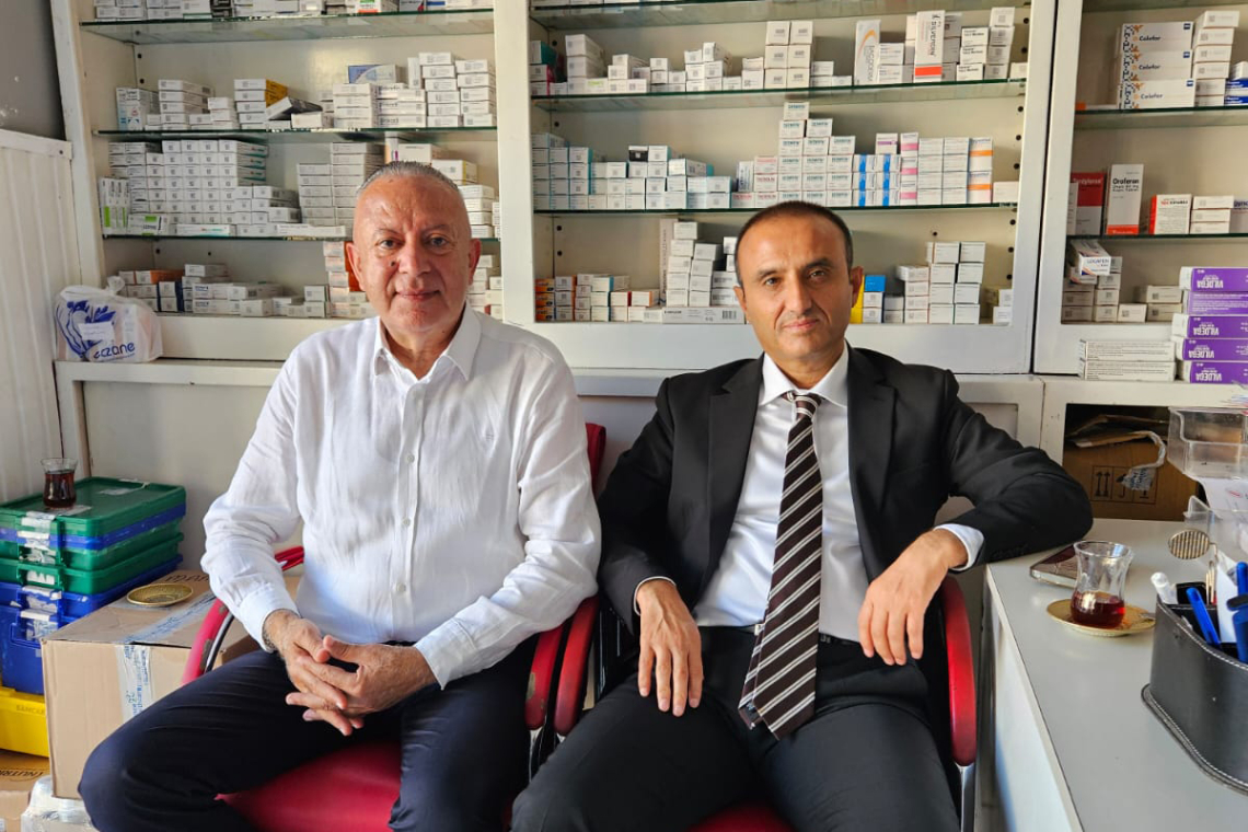 EMNİYET MÜDÜRÜ NEVZAT GÜNEŞ'TEN CEMAL BAŞKANA ZİYARET