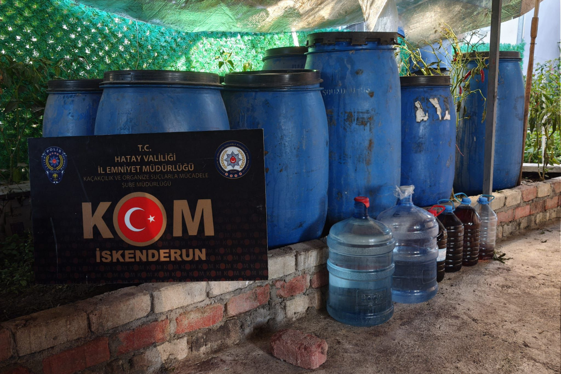 Arsuz'da Boğma Rakı Operasyonu