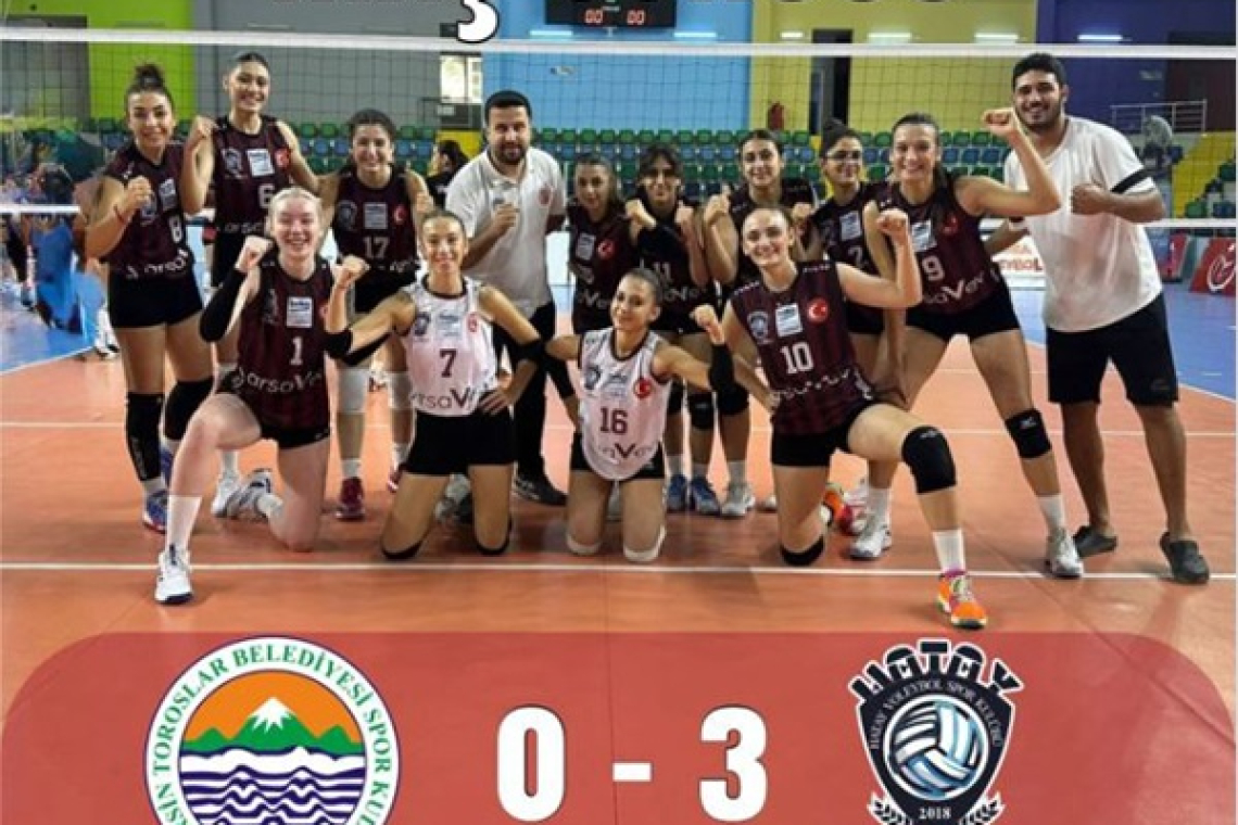 Hatay Voleybol Takımı Mersin'den Şen Döndü: 3-0
