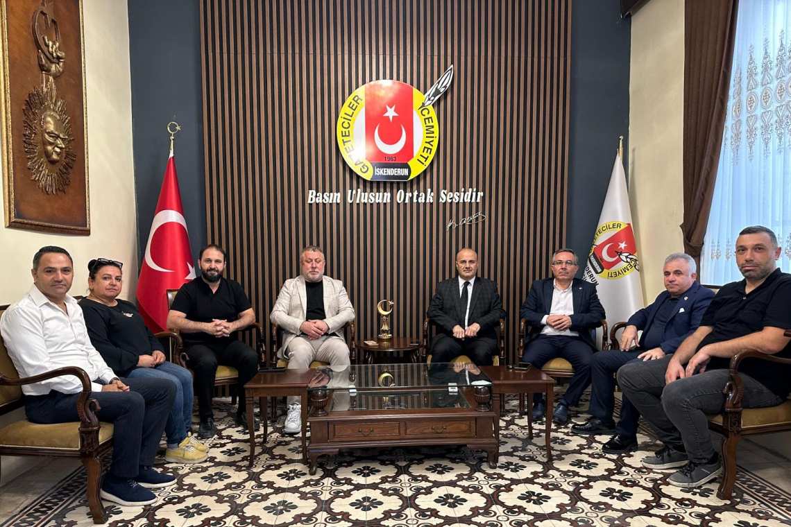 Adana İletişim Başkanlığı’ndan İskenderun Gazeteciler Cemiyeti’ne Ziyaret