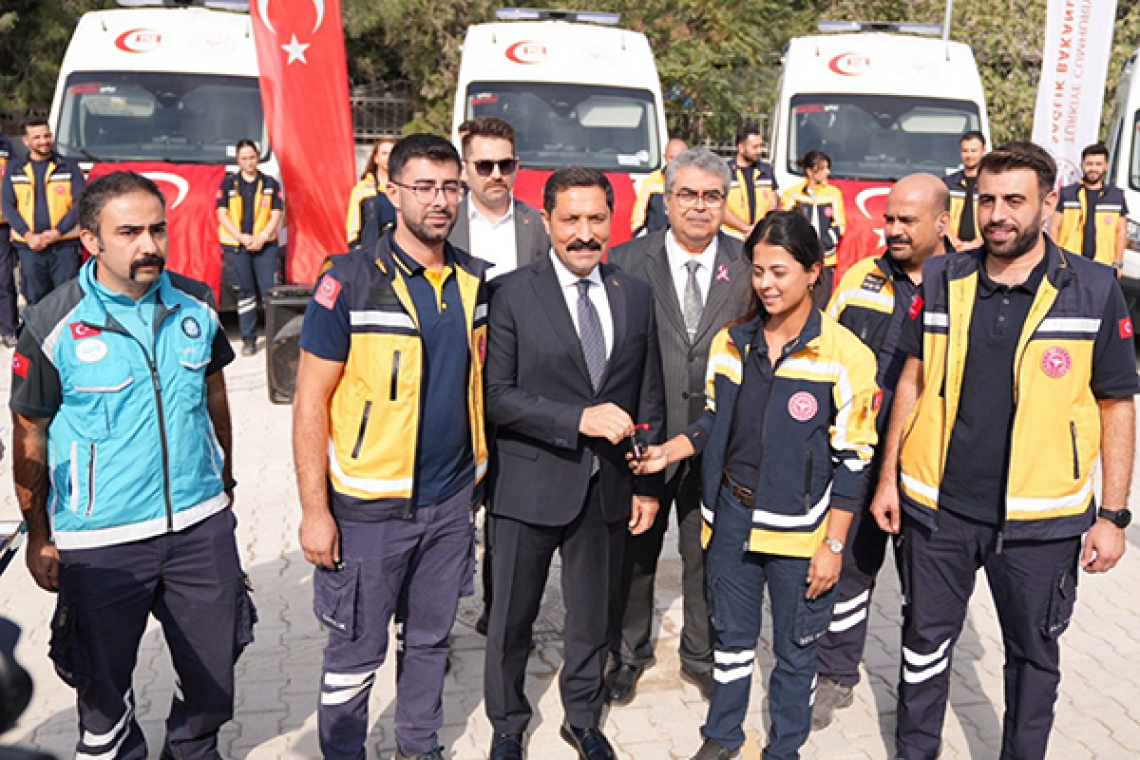 Hatay'a 12 Ambulans Daha