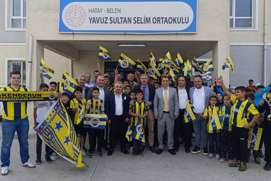 Fenerbahçeliler’den Belen’de Eğitime Destek 