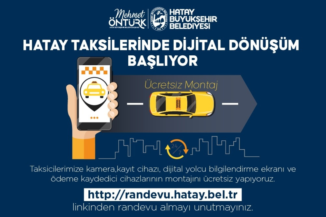 HATAY'A AKILLI TAKSİ PROJESİ 