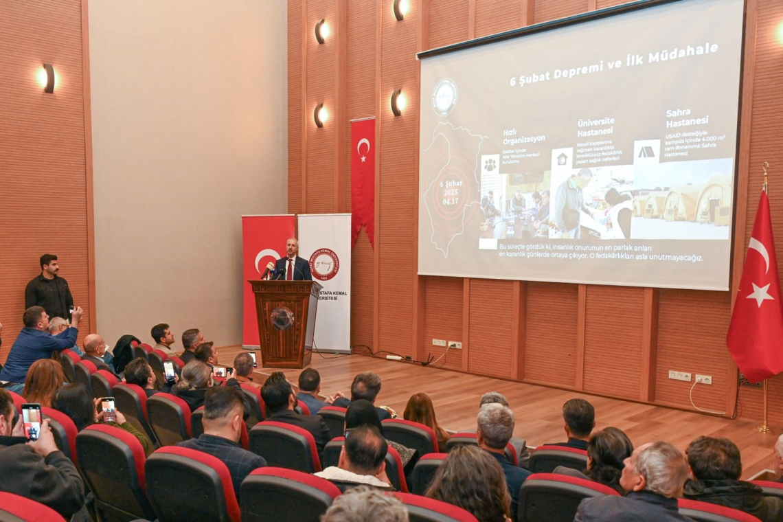 REKTÖR EREN: İNSANLARIMIZIN İYİLEŞMEYE İHTİYACI VAR 