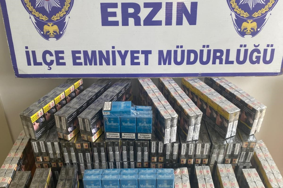Erzin'de Gümrük Kaçağı Sigara