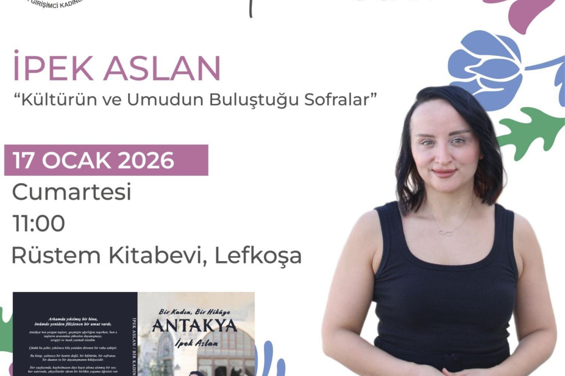 Yazar Aslan Kıbrıs'ta İmza Gününde
