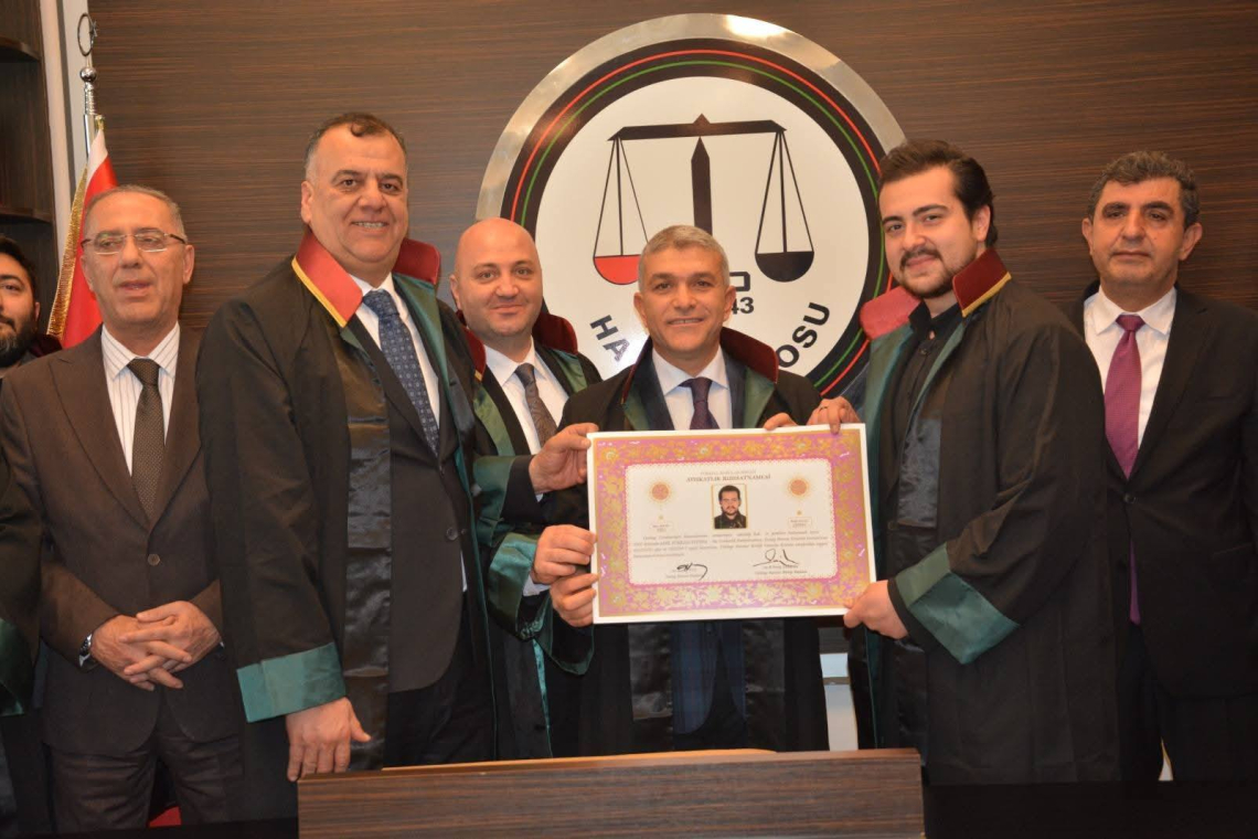 Hatay Barosuna Yeni Üye; Avukat Adil Furkan Aydın