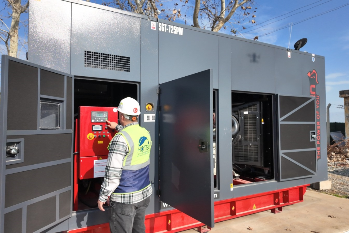 ELEKTRİK KESİNTİLERİNE KARŞI SU TESİSLERİNE JENERATÖR TAKVİYESİ