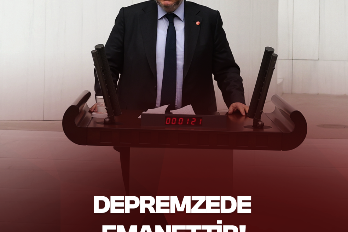 Çalışkan: Kaynak Depremzedeye Değil Faize Gidiyor