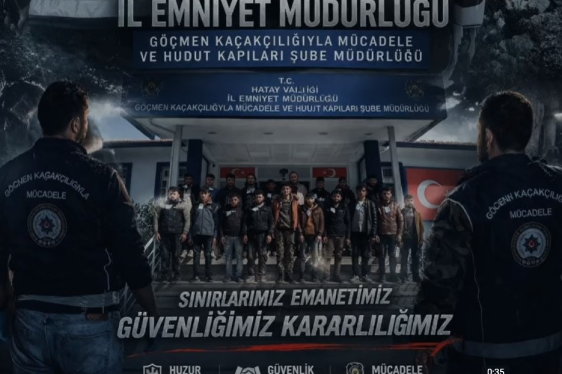 Düzensiz Göçmenler Kırıkhan-Hassa Yolunda Yakalandı