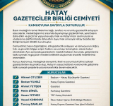 HATAY'A BİR BASIN CEMİYETİ DAHA 