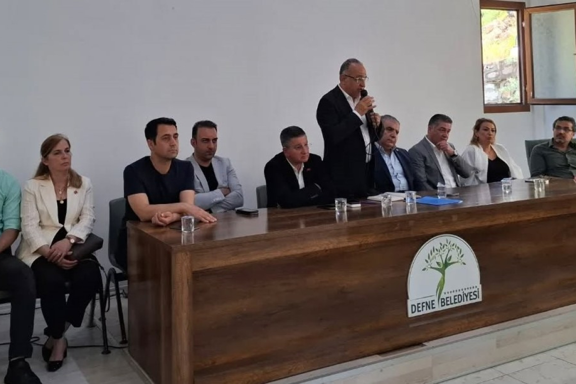 CHP HATAY ÖRGÜTÜNDEN ÖZGÜR ÖZEL’E DESTEK