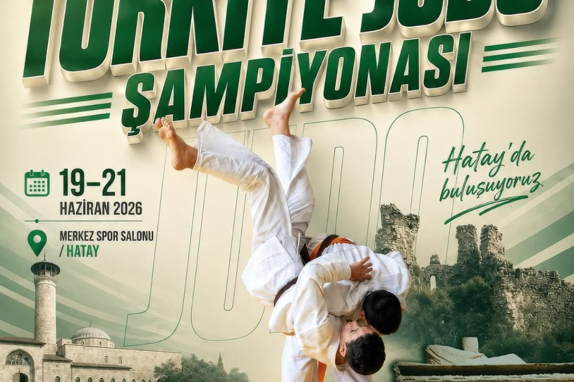 Hatay'da Yeşilay Yıldızları Judo Şampiyonası
