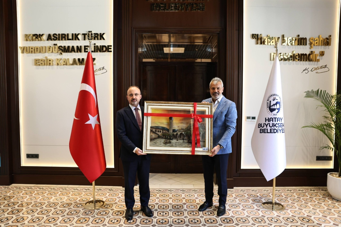 BAŞKAN ÖNTÜRK, İÇİŞLERİ BAKAN YARDIMCISI TURAN’I AĞIRLADI