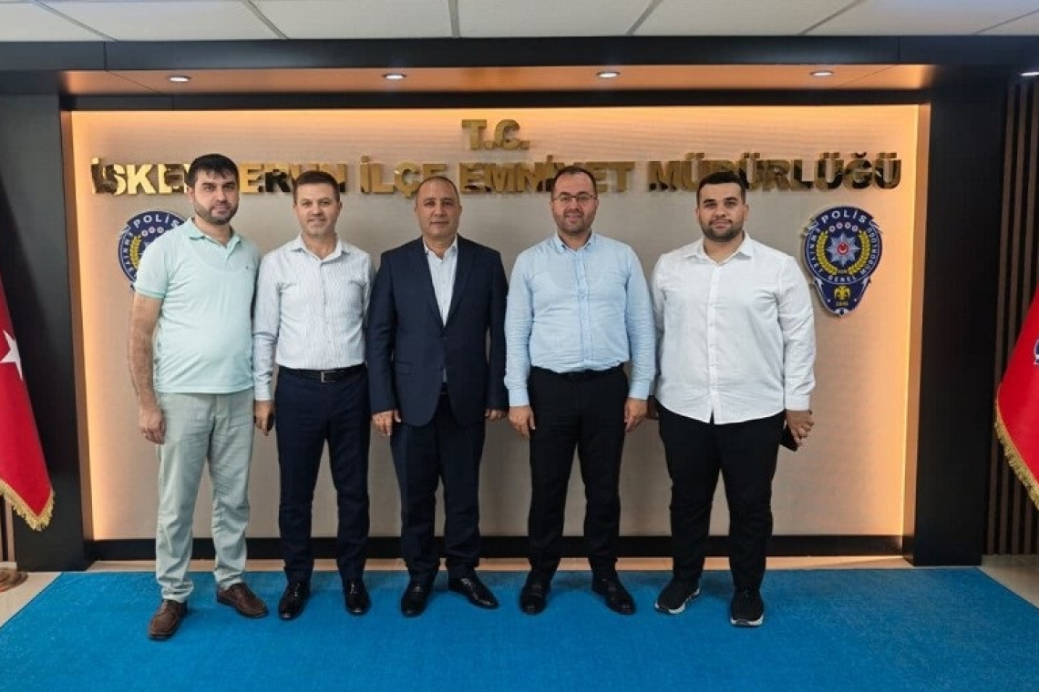 Diyanet-Sen’den İskenderun İlçe Emniyet Müdürü Ekici'ye Ziyaret