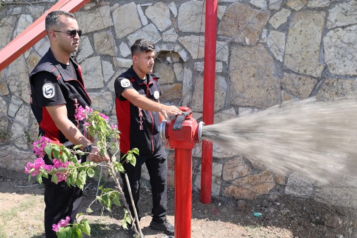 HATAY'DA İTFAİYEDEN OTEL VE YURTLARDA DENETİM 