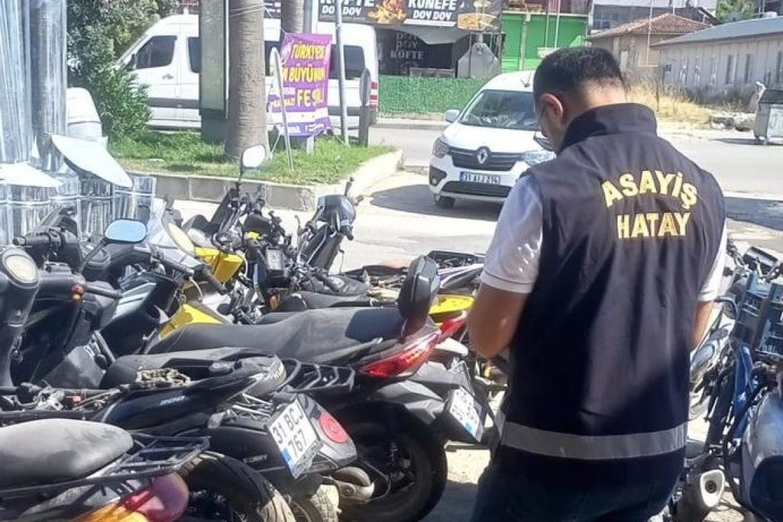 Hatay Polisinden Motosiklet Denetimi