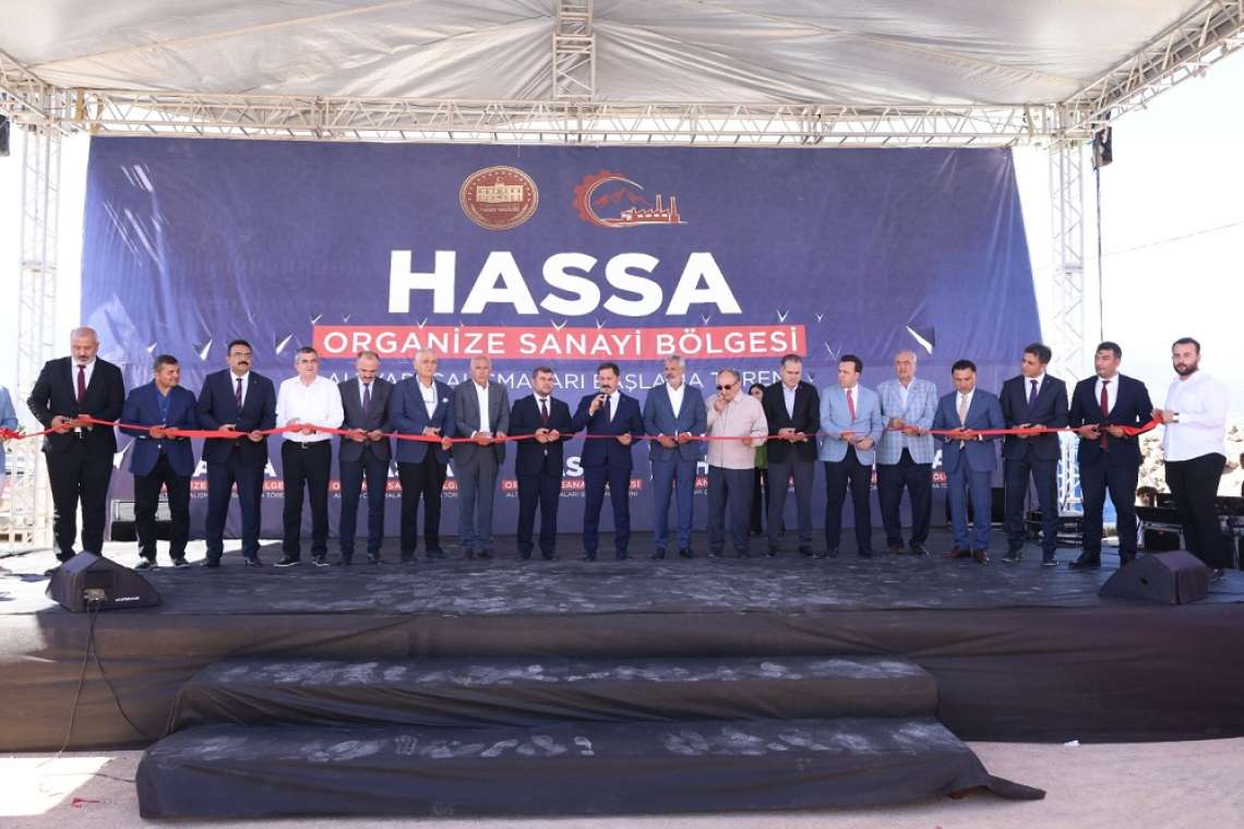 TÜRKİYE’NİN 3. BÜYÜK OSB’Sİ HASSA'DA