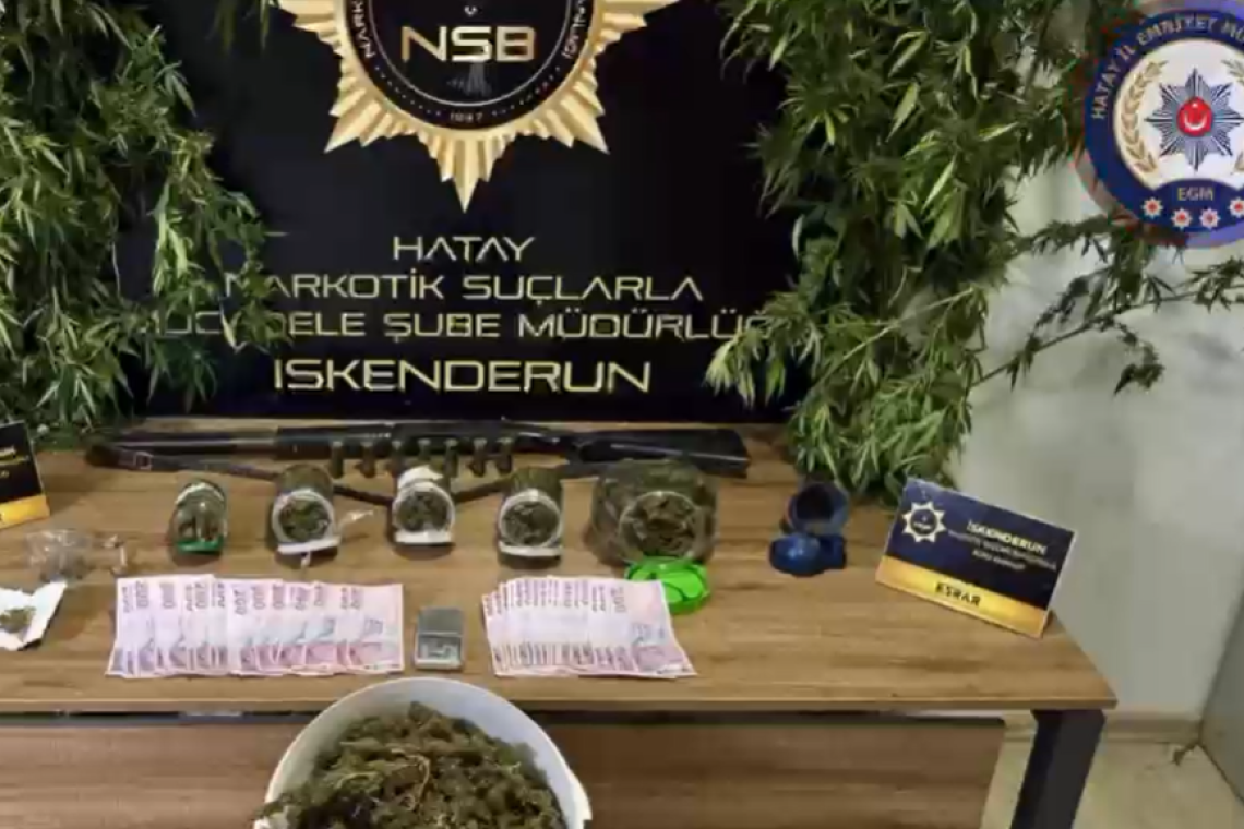 İSKENDERUN’DA UYUŞTURUCU OPERASYONU