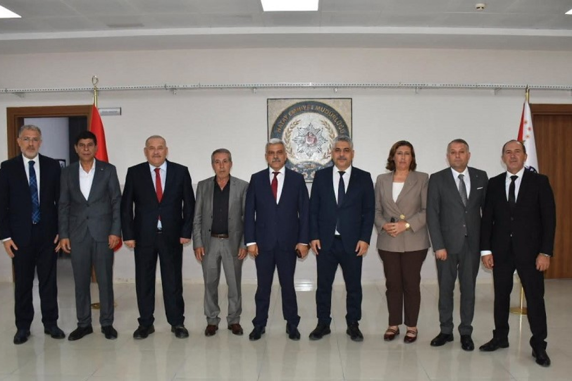MHP HEYETİNDEN EMNİYET MÜDÜRÜ NİHAT ÖZEN’E ZİYARET