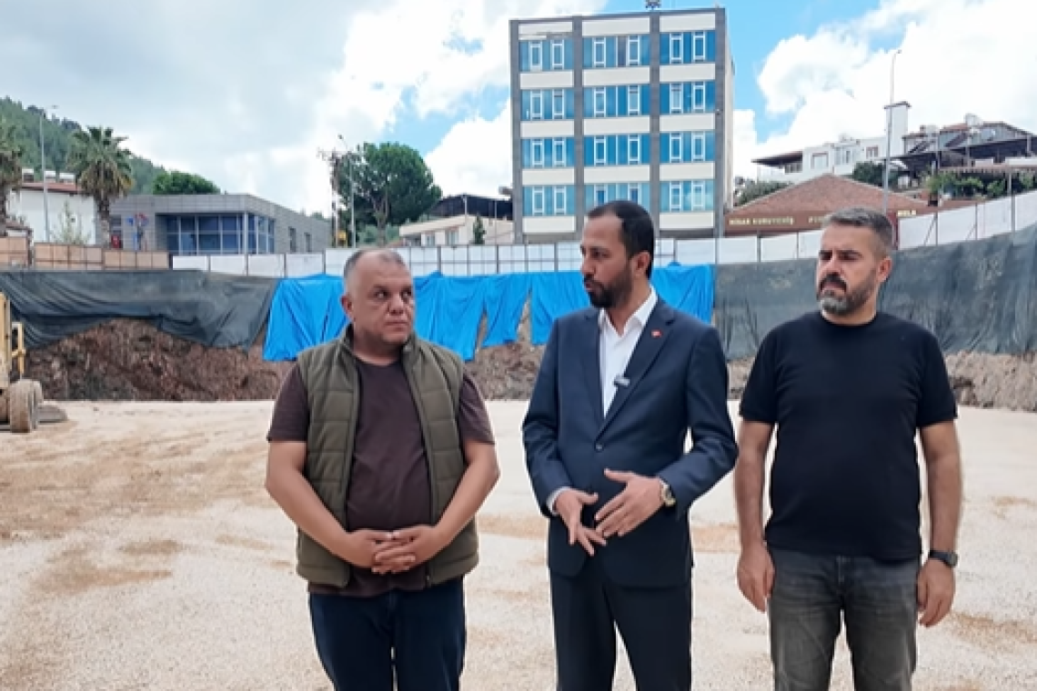 YAYLADAĞI KENT MEYDANINDA ÇALIŞMA